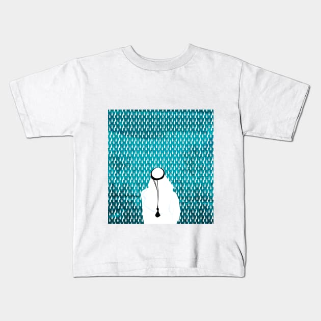 Arab Rain Kids T-Shirt by SoRoIllustrations